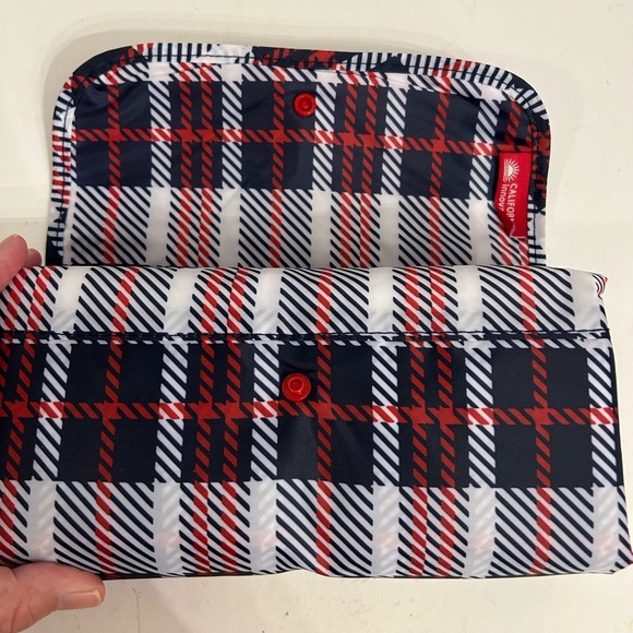 California Innovations Plaid Insulated Tote Bag packable New in Box - Picture 4 of 8